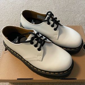Dr Martens 1461 Quad Smooth Leather Platform Shoes